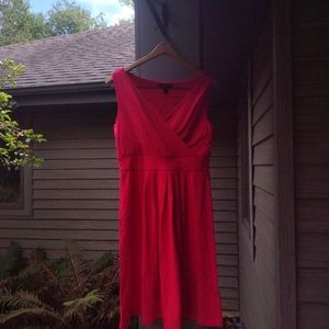 Land's end fit and flare dress